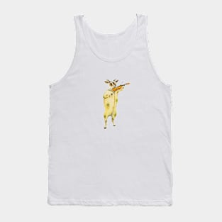 Fiddle Playing Goat Tank Top